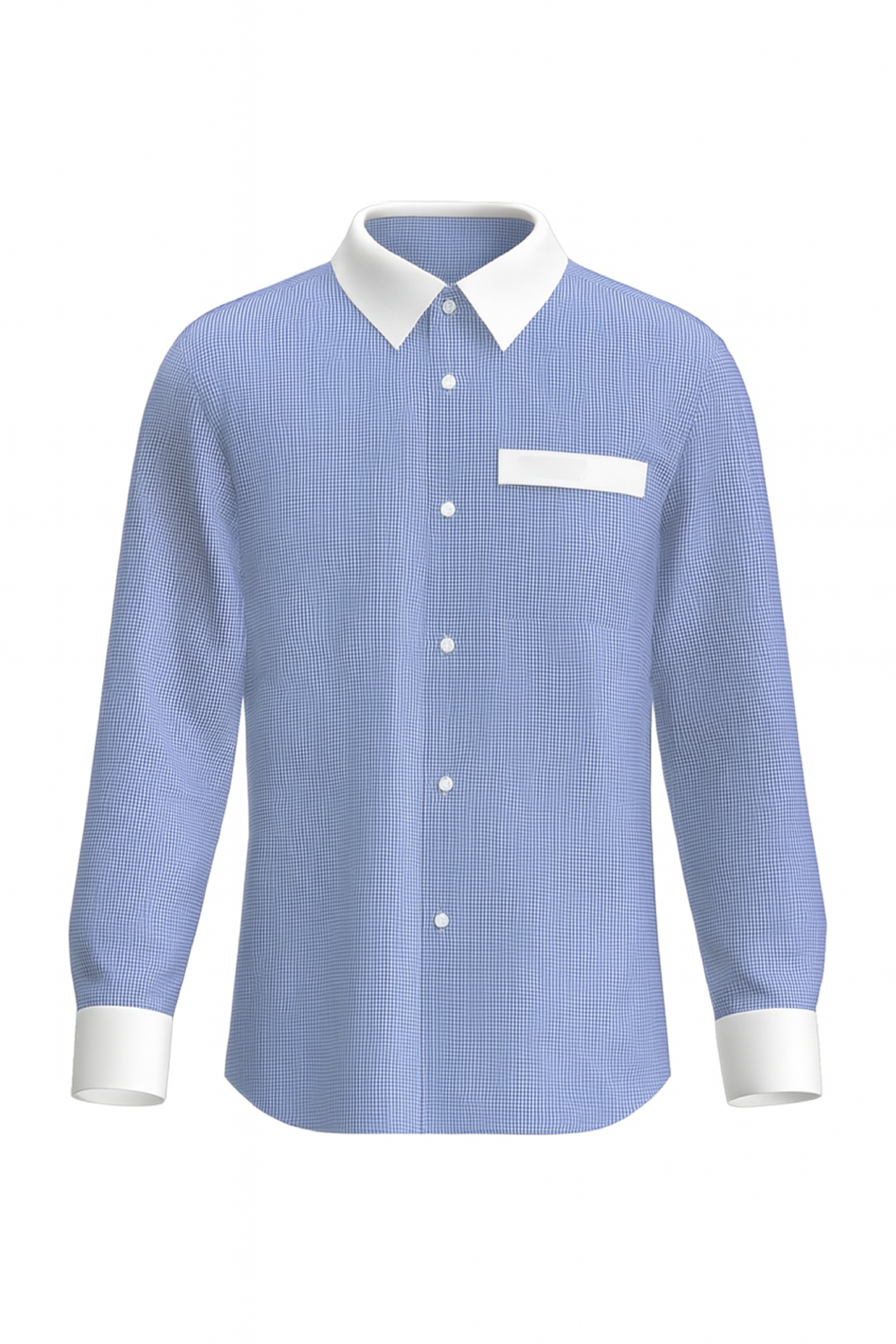 Lands End-Men's Short Sleeve Easy Care Twill Shirt